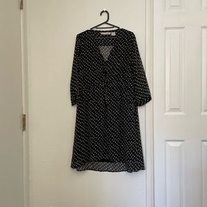 navy and cream dress sz S/P